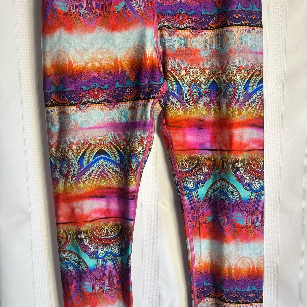 Pheel Colorful Patterned Yoga Exercise Workout Leggings M